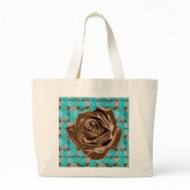 "Chocolate Rose" pattern collection bags