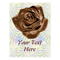 "Chocolate Rose" pattern collection postcards