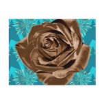 "Chocolate Rose" pattern collection Postcard
