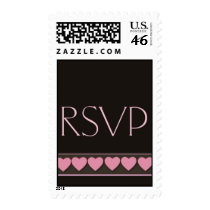 Chocolate RSVP Postage postage