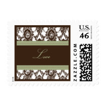 Chocolate & Sage Fancy Love-Small Postage