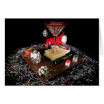 Chocolate Santa - Holiday Card