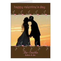 Chocolate Scrolled Border cards