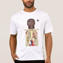 Chocolate Skull 2 Rib Cage, Organs Spider! T-Shirt