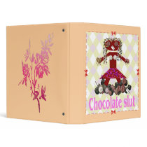 Chocolate Slut Vinyl Binders