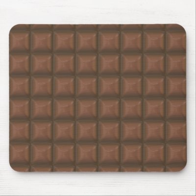 chocolate squares mouse pads
