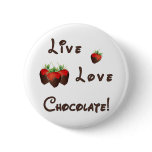 Chocolate Strawberry Button