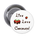 Chocolate Strawberry Button