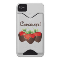 Chocolate Strawberry Iphone 4 Id Cover