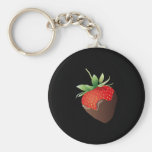 Chocolate Strawberry Key Chain