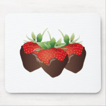 Chocolate Strawberry Mouse Pads