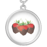 Chocolate Strawberry Necklace