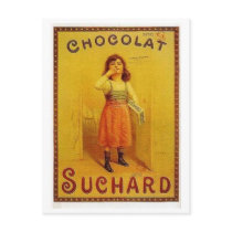 Chocolate Suchard Vintage Ad postcards