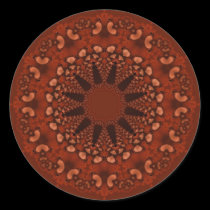 Chocolate Sun Sticker by webgrrl Chocolate Sun Sticker