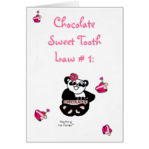 CHOCOLATE SWEET TOOTH LAW CARDS