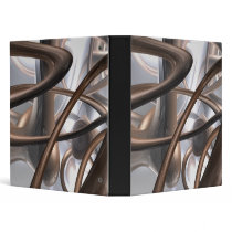 Chocolate Swirl Abstract Binder by alexanderbutler Chocolate Swirl Abstract Binder