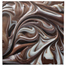 chocolate swirl napkin