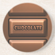 Chocolate Tablet Drink Coaster