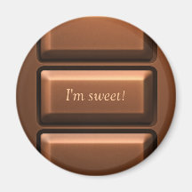 Chocolate Tablet Fridge Magnet