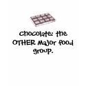 Chocolate: the OTHER major food group t-shirts by ebhaynes Chocolate: the OTHER major food group t-shirts