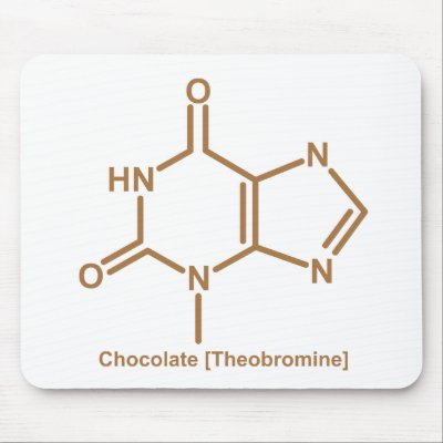Chocolate theobromine mouse mats by SuperBug