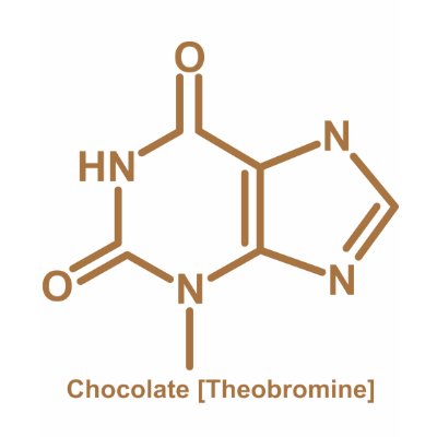 Chocolate theobromine tee shirt