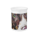 Chocolate Tri Australian Shepherd Drink Pitchers