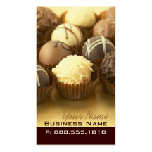 Chocolate Truffles Business Cards