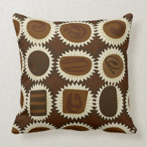 Chocolate Variety Sampler Pattern Big pillows