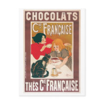 Chocolate ~ Vintage Hot Chocolate Drink Ad Post Card