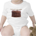 Chocolate Wasted Cake Infant Creeper