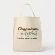 Chocolate & Zucchini Tote Bag bags