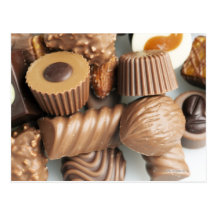 chocolates post card