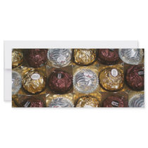 Chocolates Personalized Rack Card