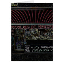 Chocolatier, Brussels, Belgium Greeting Card