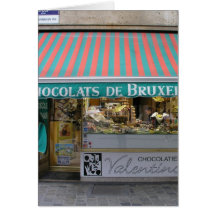 Chocolatier, Brussels, Belgium Greeting Cards