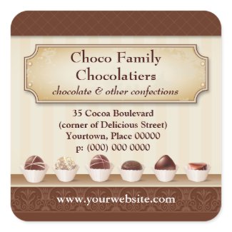 Chocolatier Display Counter Promotional