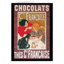 "Chocolats" Greeting Cards