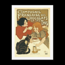 Chocolats - Vintage French Ad postcards