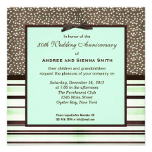 ChocoMint 50th Wedding Anniversary Announcement