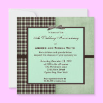ChocoMint 50th Wedding Anniversary invitations