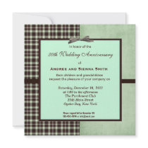 ChocoMint 50th Wedding Anniversary Invites