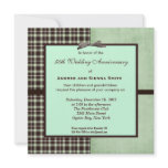 ChocoMint 50th Wedding Anniversary invitations