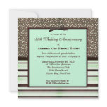 ChocoMint 50th Wedding Anniversary invitations