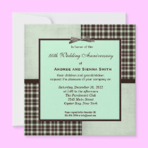 ChocoMint 50th Wedding Anniversary invitations