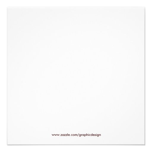 ChocoMint 50th Wedding Anniversary Personalized Invitation