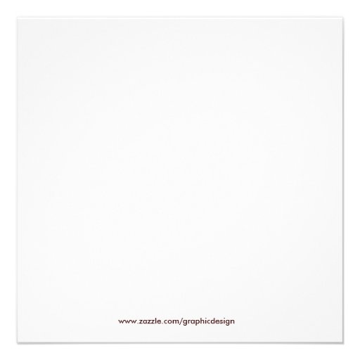 ChocoMint 50th Wedding Anniversary Personalized Announcements