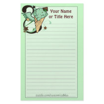 Chocomint Ice Cream Stationery