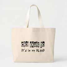 Choi Kwang Do It's in my blood Canvas Bags