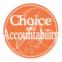 Choice and Accountability Sticker